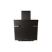 Hotpoint PHVS 61F LT DP K Angled Chimney Hood - Black - Unbeatable Bathrooms