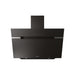 Hotpoint PHVS 61F LT DP K Angled Chimney Hood - Black - Unbeatable Bathrooms