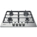 Hotpoint PPH 60P F IX UK 60cm Gas Hob - St/Steel - Unbeatable Bathrooms