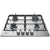 Hotpoint PPH 60P F IX UK 60cm Gas Hob - St/Steel - Unbeatable Bathrooms