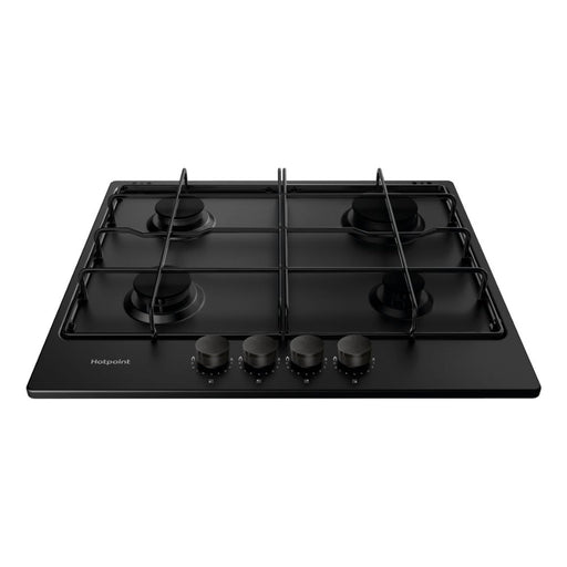 Hotpoint PPH 60P F NB 60cm Gas Hob - Black - Unbeatable Bathrooms