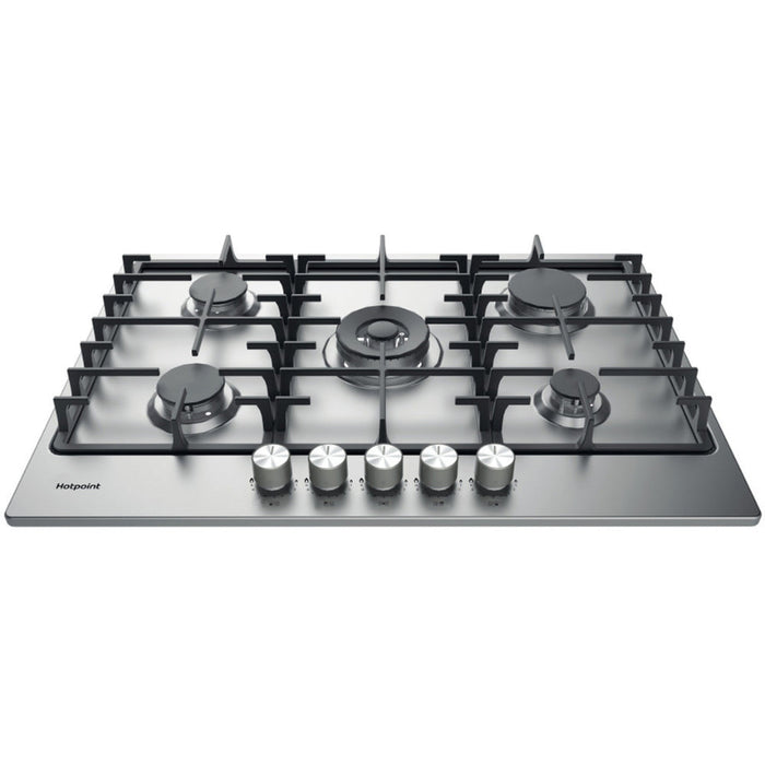 Hotpoint PPH 75P DF IX UK 75cm Gas Hob - St/Steel - Unbeatable Bathrooms