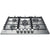 Hotpoint PPH 75P DF IX UK 75cm Gas Hob - St/Steel - Unbeatable Bathrooms