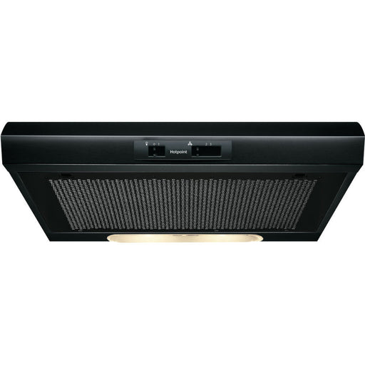 Hotpoint PSLMO 65F LS K 60cm Visor Hood - Black - Unbeatable Bathrooms