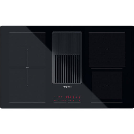 Hotpoint PVH 92 B K/F KIT 90cm Venting Induction Hob - Black - Unbeatable Bathrooms
