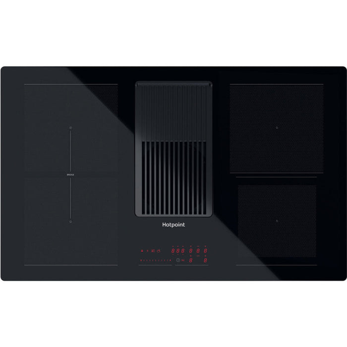 Hotpoint PVH 92 B K/F KIT 90cm Venting Induction Hob - Black - Unbeatable Bathrooms