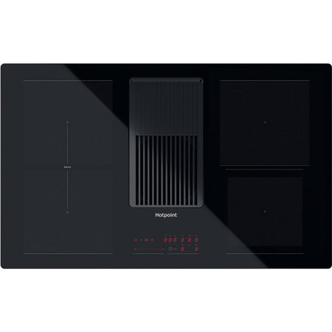 Hotpoint PVH 92 B K/F KIT 90cm Venting Induction Hob - Black - Unbeatable Bathrooms