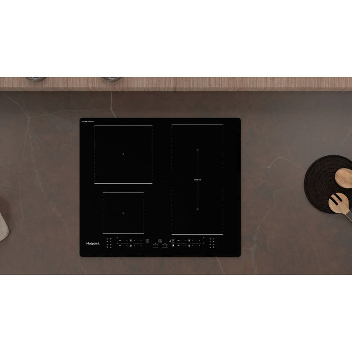 Hotpoint TB 2460B CPNE 60cm Flex Induction Hob - Black - Unbeatable Bathrooms