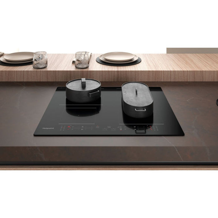 Hotpoint TB 2460B CPNE 60cm Flex Induction Hob - Black - Unbeatable Bathrooms