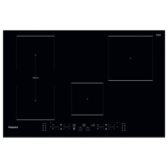 Hotpoint TB 3977B BF 77cm Induction Hob - Black - Unbeatable Bathrooms