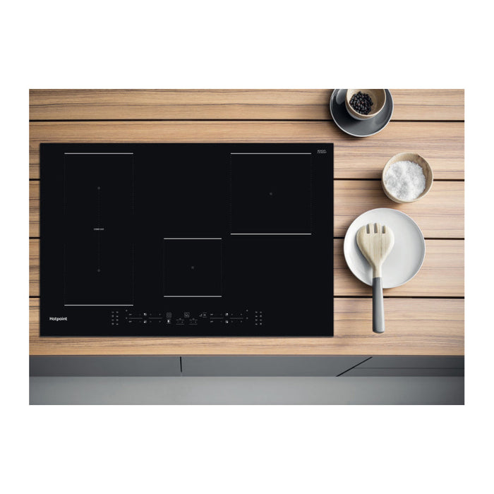 Hotpoint TB 3977B BF 77cm Induction Hob - Black - Unbeatable Bathrooms