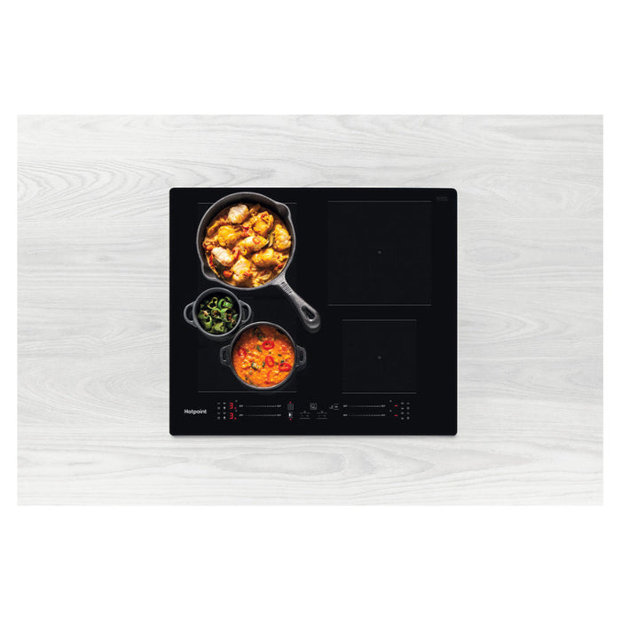 Hotpoint TS 5760F NE 60cm Induction Hob - Black - Unbeatable Bathrooms