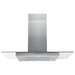 Hotpoint UIF 9.3F LB X 90cm Flat Glass Island Hood - Glass & St/Steel - Unbeatable Bathrooms