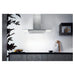 Hotpoint UIF 9.3F LB X 90cm Flat Glass Island Hood - Glass & St/Steel - Unbeatable Bathrooms