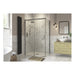 Iconix Semi-Framed Sliding Door - Chrome - Unbeatable Bathrooms