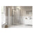 Iconix Hinged Door - Chrome - Unbeatable Bathrooms