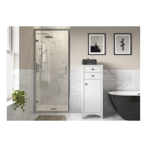 Iconix Hinged Door - Chrome - Unbeatable Bathrooms