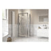 Iconix Hinged Door Side Panel - Chrome - Unbeatable Bathrooms