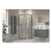 Iconix 2 Door Quadrant - Chrome - Unbeatable Bathrooms