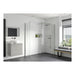 Iconix Framed Wetroom Panel - Black - Unbeatable Bathrooms
