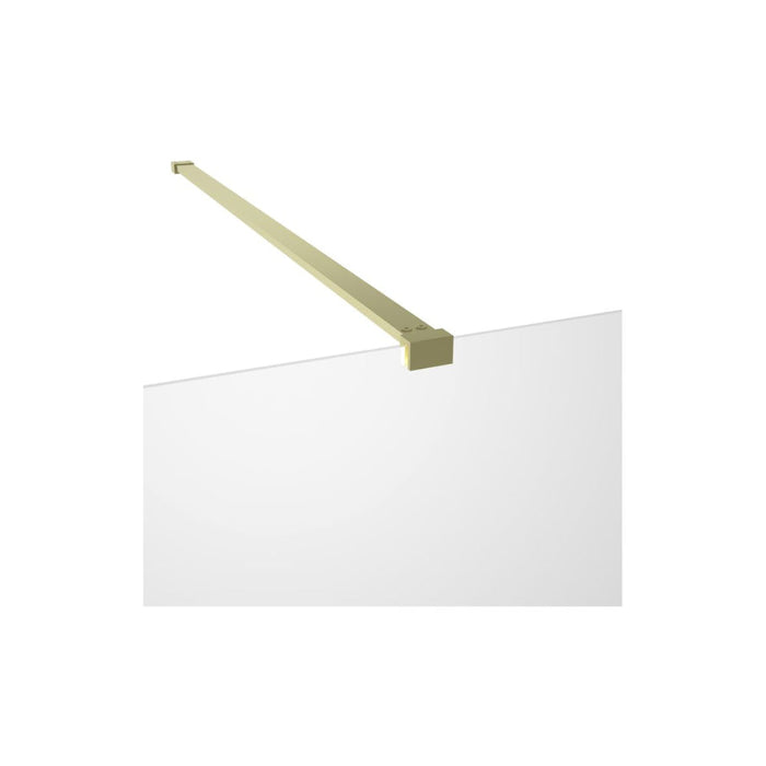 Iconix Wetroom Side Panel Arm - Brushed Brass - Unbeatable Bathrooms