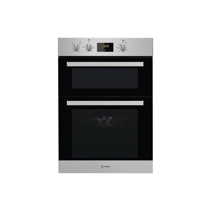 Indesit IDD 6340 IX B/I Double Electric Oven - Stainless Steel - Unbeatable Bathrooms