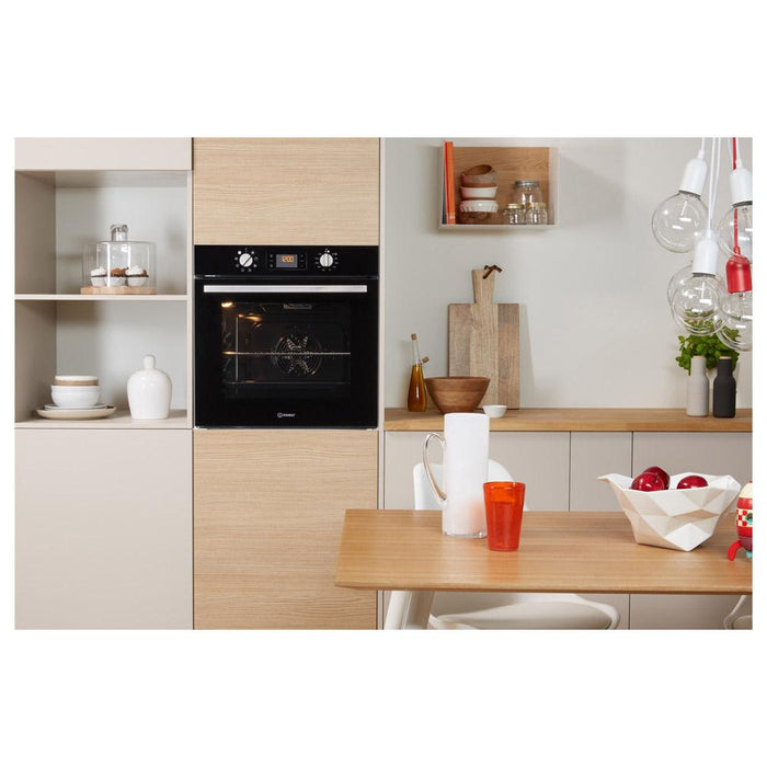 Indesit IFW 6340 IX UK B/I Single Electric Oven - Unbeatable Bathrooms