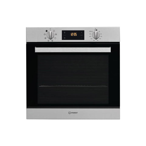 Indesit IFW 6540 P IX B/I Single Pyrolytic Oven - Stainless Steel - Unbeatable Bathrooms
