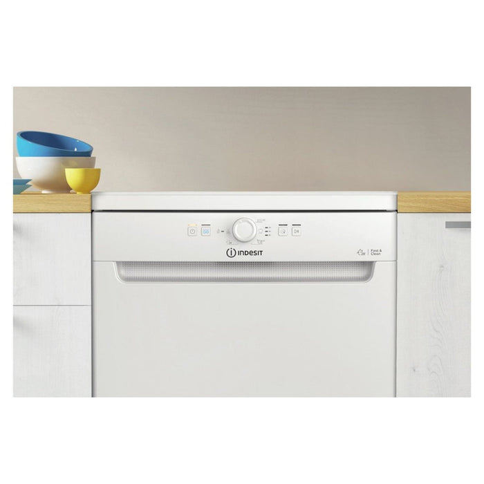 Indesit D2F HK26 UK F/S 14 Place Dishwasher - White - Unbeatable Bathrooms