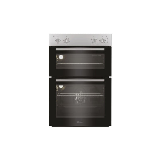 Indesit DII 10N S Double Electric Oven - Silver - Unbeatable Bathrooms