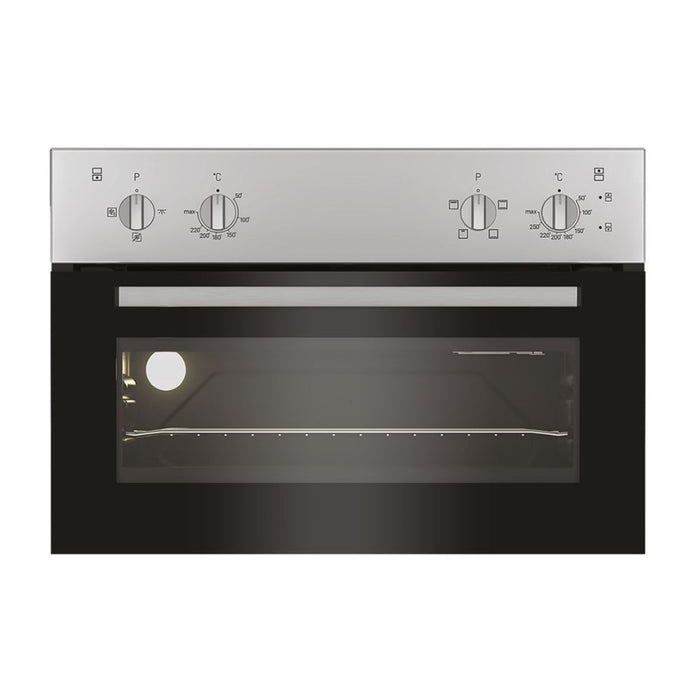 Indesit DII 10N S Double Electric Oven - Silver - Unbeatable Bathrooms