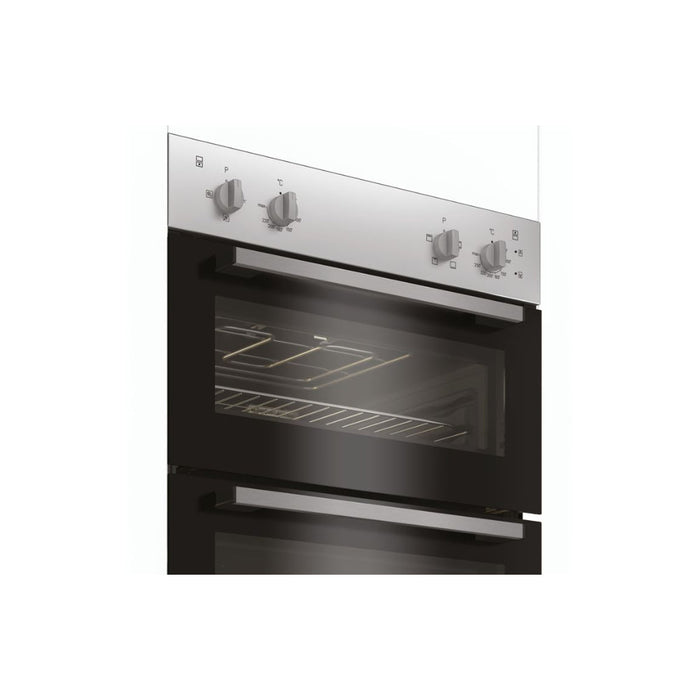 Indesit DII 10N S Double Electric Oven - Silver - Unbeatable Bathrooms