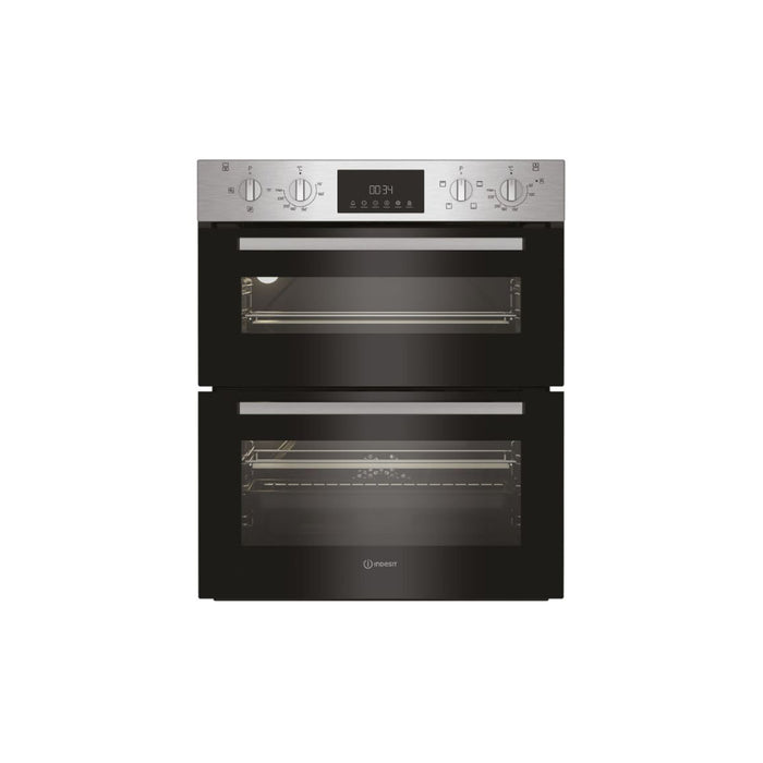 Indesit DUI 12D IX Double Electric Oven - St/Steel - Unbeatable Bathrooms