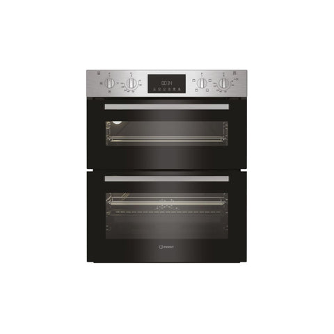 Indesit DUI 12D IX Double Electric Oven - St/Steel - Unbeatable Bathrooms