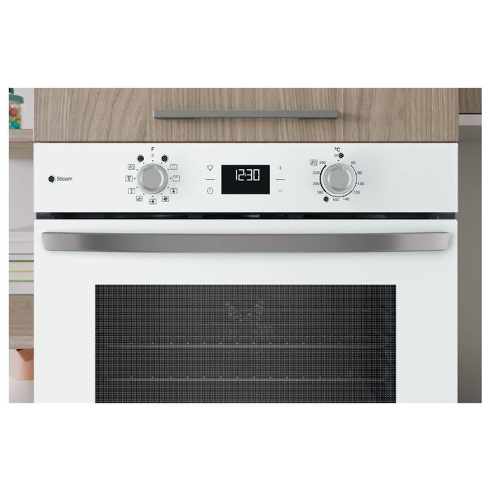 Indesit IO 258HS W UK Single Electric Oven - White - Unbeatable Bathrooms