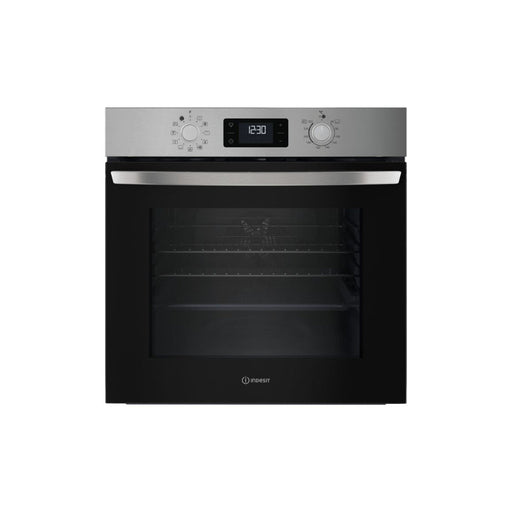Indesit IO 258HU X UK Single Electric Oven - St/Steel - Unbeatable Bathrooms