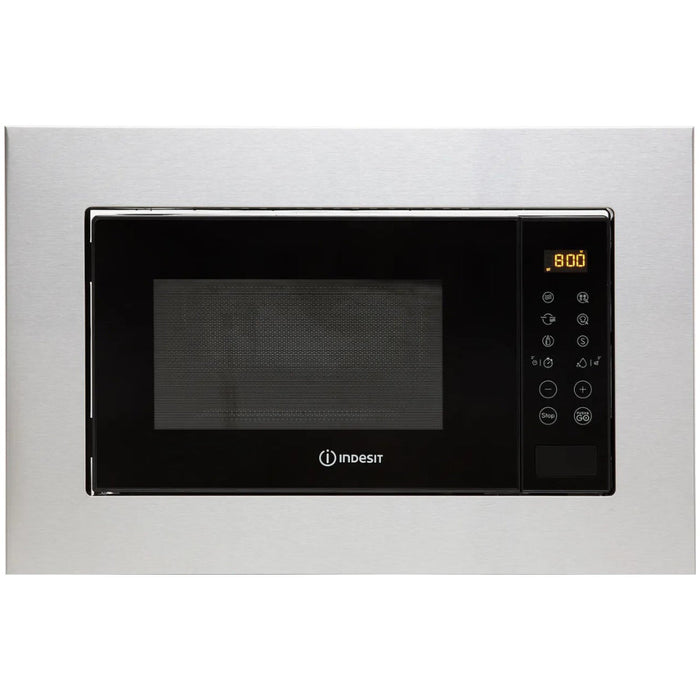 Indesit MWI120GXUK B/I 800W Microwave & Grill - St/Steel - Unbeatable Bathrooms