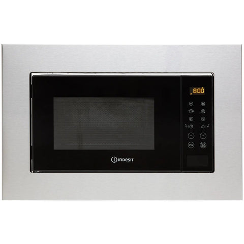Indesit MWI120GXUK B/I 800W Microwave & Grill - St/Steel - Unbeatable Bathrooms