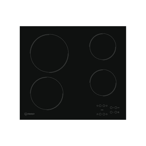 Indesit RI 161 C 60cm Ceramic Hob - Black - Unbeatable Bathrooms