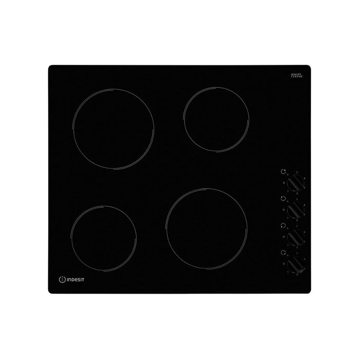 Indesit RI 860 C 60cm Ceramic Hob - Black - Unbeatable Bathrooms