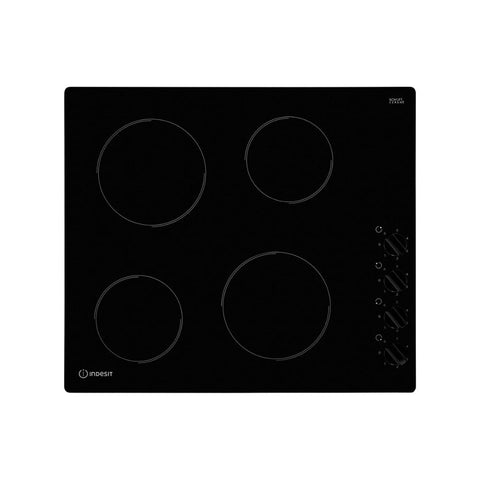 Indesit RI 860 C 60cm Ceramic Hob - Black - Unbeatable Bathrooms