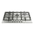 Indesit THP 751 W/IX/I 1 75cm Gas Hob - St/Steel - Unbeatable Bathrooms