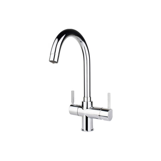 InSinkErator 3N1 Lecce J Shape Steaming Hot Tap & Tank - Chrome - Unbeatable Bathrooms