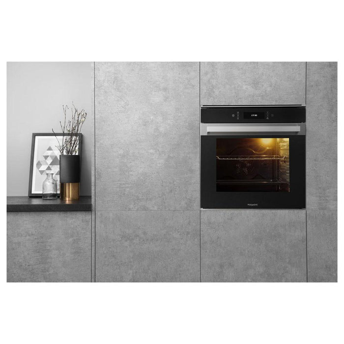 Hotpoint SI9 891 SP IX Built In Single Pyrolytic Oven - Stainless Steel - Unbeatable Bathrooms