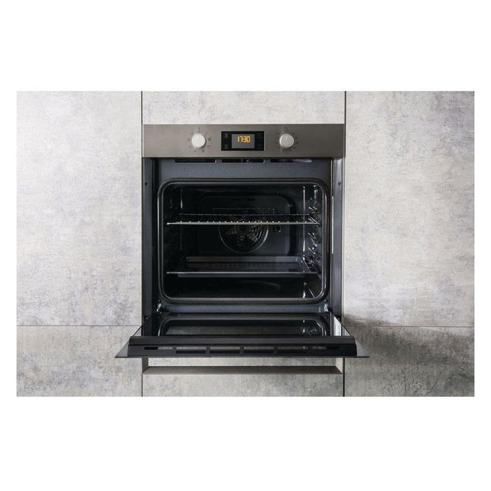 Hotpoint SA3 540 H IX Built In Single Electric Oven - Stainless Steel - Unbeatable Bathrooms