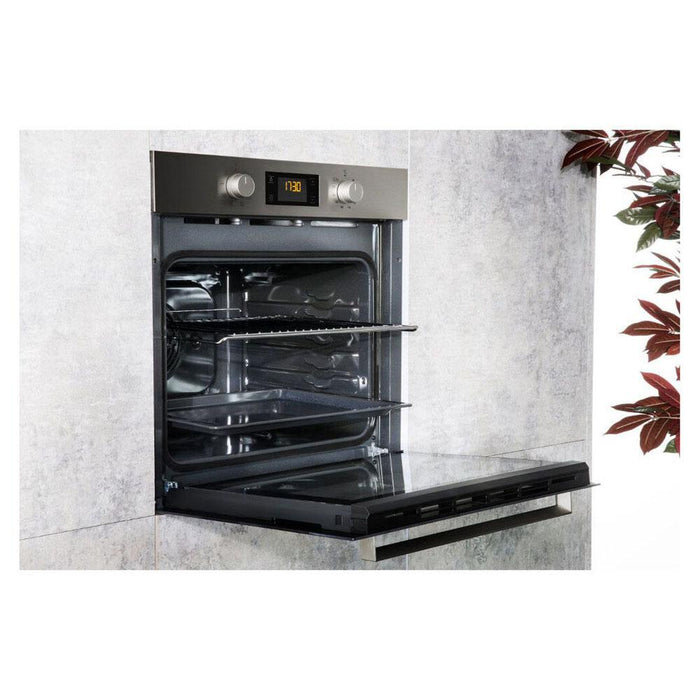 Hotpoint SA3 540 H IX Built In Single Electric Oven - Stainless Steel - Unbeatable Bathrooms