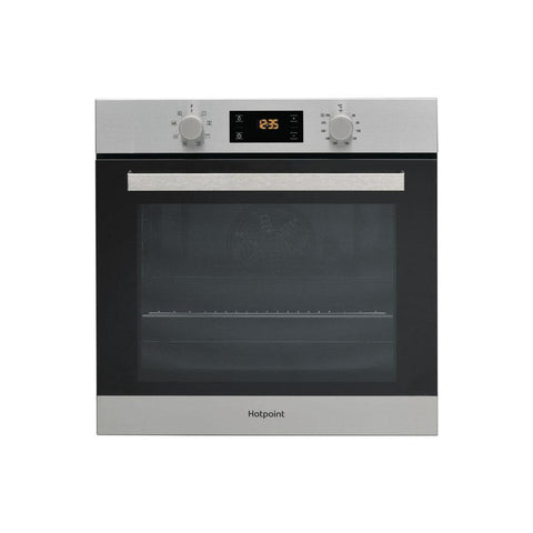Hotpoint SA3 540 H IX Built In Single Electric Oven - Stainless Steel - Unbeatable Bathrooms