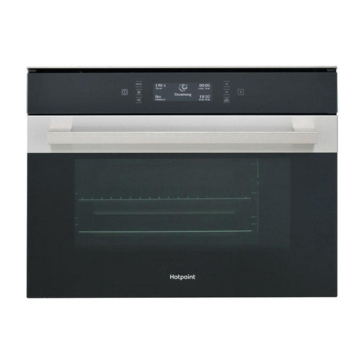 Hotpoint MS 998 IX H Built In Combination Steam Oven - Black & Stainless Steel - Unbeatable Bathrooms