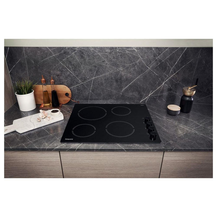 Hotpoint HR 619 CH 60cm Ceramic Hob - Black - Unbeatable Bathrooms