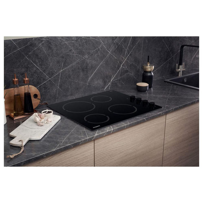 Hotpoint HR 619 CH 60cm Ceramic Hob - Black - Unbeatable Bathrooms